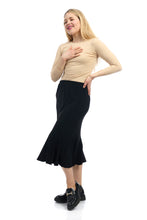 Load image into Gallery viewer, Panel Pleated Flary Midi A-Line Skirt &#39;Bali&#39; EX802269
