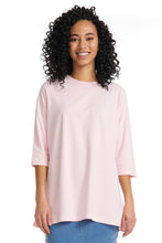 Load image into Gallery viewer, light Pink oversized cotton loose tee for women
