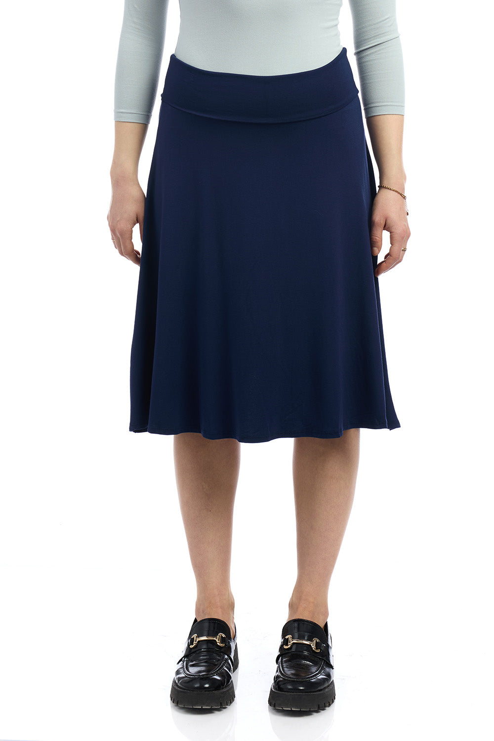 Fold Over Flary A-Line Skirt for Women 'Playa' EX802255