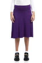 Load image into Gallery viewer, Fold Over Flary A-Line Skirt for Women &#39;Playa&#39; EX802255
