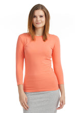 Load image into Gallery viewer, 3/4 Sleeve Snug Fit Layering Cotton T-Shirt Top EX801941
