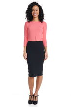 Load image into Gallery viewer, Below Knee Length Cotton Pencil Skirt &#39;Chicago&#39; EX802107
