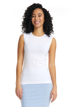 Load image into Gallery viewer, Cotton Crewneck Sleeveless T-Shirt EX801110
