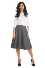 Load image into Gallery viewer, A-Line Below the Knee Office Skirt &#39;Austin&#39; EX802232
