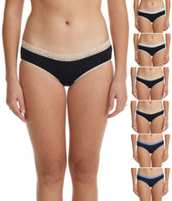 Load image into Gallery viewer, Cotton Hipster Underwear with Lace Trim EX804219
