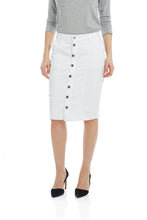 Load image into Gallery viewer, Below Knee Length Jean Pencil Skirt &#39;Montreal&#39; EX802144
