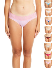 Load image into Gallery viewer, Cotton Bikini Underwear with Lace Trim EX804220
